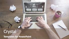  Presentation with build - Audience pleasing slides consisting of create - composite image of build website backdrop and a violet colored foreground