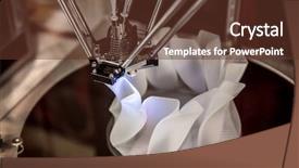  Presentation with create - Beautiful theme featuring create a three-dimensional backdrop and a tawny brown colored foreground