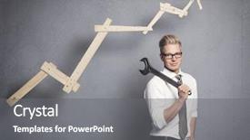  Presentation with career - Presentation theme with create great - concept building your own successful background and a  colored foreground