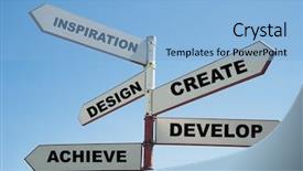  Presentation with develop - Theme having create inspiration design develop achieve background and a  colored foreground