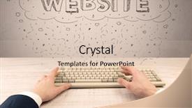  Presentation with view of cusco peru - Beautiful PPT layouts featuring create network - first person view of hand backdrop and a lemonade colored foreground