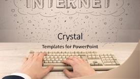  Presentation with inca machu picchu peru view - Cool new presentation design with create network - first person view of hand backdrop and a lemonade colored foreground