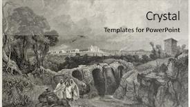  Presentation with roman ruins - Beautiful presentation featuring sufetula tunisia created by bentley backdrop and a light gray colored foreground