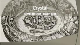  Presentation with ceramic - Colorful presentation theme enhanced with ceramic platter created by bernard backdrop and a gray colored foreground