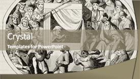  Presentation with manuscript - Colorful PPT layouts enhanced with created by wattier after medieval backdrop and a gray colored foreground