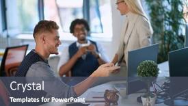  Presentation with fun work - Amazing PPT theme having creating-a-chill-atmosphere backdrop and a gray colored foreground