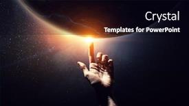  Presentation with media - Theme with creating-something-new-mixed-media background and a black colored foreground