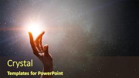  Presentation with media - Slide deck consisting of creating-something-new-mixed-media background and a tawny brown colored foreground