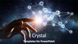  Presentation with connection - Slide set consisting of creating technologies for connection mixed background and a  colored foreground