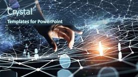  Presentation with connection - PPT layouts having creating technologies for connection mixed background and a ocean colored foreground