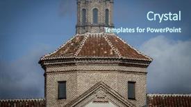  Presentation with people of los angeles - Cool new PPT layouts with creation bible - belfry cerro de los angeles backdrop and a ocean colored foreground