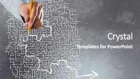  Presentation with cement - Presentation design having creative abstract winning - close up of hand drawing background and a gray colored foreground