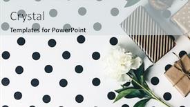  Presentation with craft - Slide set featuring creative-arrangement-of-craft-boxes background and a sky blue colored foreground