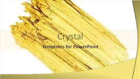  Presentation with blush - Amazing PPT theme having creative brushstrokes of gold paint isolated on a white background gold paint texture acrylic gold paint smears of cosmetics blush highlighter eye shadow lipstick backdrop and a yellow colored foreground