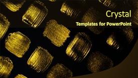  Presentation with eye shadow - Slide deck with creative brushstrokes of gold paint isolated on a black background gold paint texture acrylic gold paint smears of cosmetics blush highlighter eye shadow lipstick background and a wine colored foreground