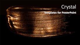  Presentation with eye shadow - Amazing presentation having creative brushstrokes of gold paint isolated on a black background gold paint texture acrylic gold paint smears of cosmetics blush highlighter eye shadow lipstick backdrop and a wine colored foreground