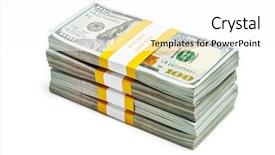  Presentation with finance - PPT layouts with creative business finance making money background and a white colored foreground