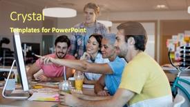  Presentation with team working together - 