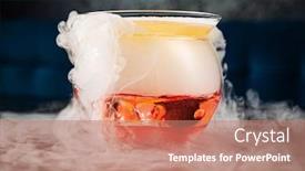  Presentation with cocktail bar - Presentation theme enhanced with creative-cocktail-in-the-bar background and a coral colored foreground