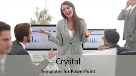  Presentation with director - Colorful PPT layouts enhanced with creative director is showing achievement backdrop and a light gray colored foreground