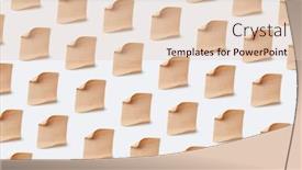  Presentation with parchment paper - Amazing theme having creative-hrizontal-pattern-from-mockup backdrop and a lemonade colored foreground