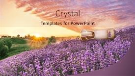  Presentation with morning sunrise - PPT layouts enhanced with creative-image-zipper-looks background and a coral colored foreground