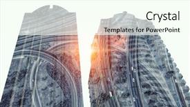  Presentation with bullseye center goal success business - Amazing PPT theme having creative investment - business center background backdrop and a cream colored foreground