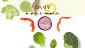  Presentation with leaves flat lay - PPT theme having creative-layout-made-of-tomato background and a blonde colored foreground