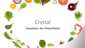  Presentation with leaves flat lay - Colorful slides enhanced with creative-layout-made-of-tomato backdrop and a white colored foreground