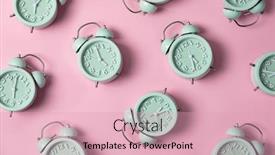  Presentation with pastel pink - Amazing slide set having creative-layout-of-green-alarm backdrop and a lemonade colored foreground