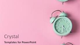  Presentation with pastel pink - Slide set with creative-layout-of-green-alarm background and a lemonade colored foreground