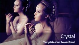  Presentation with pearls - Cool new PPT layouts with creative make-up of pearl backdrop and a navy blue colored foreground