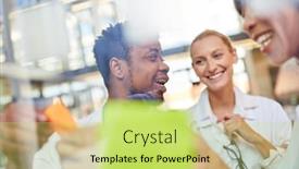  Presentation with ideas - PPT layouts having creative-medical-team-collects-ideas background and a yellow colored foreground