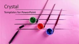  Presentation with music notes - Audience pleasing presentation consisting of creative music notes made backdrop and a lemonade colored foreground