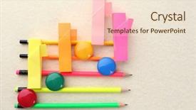  Presentation with colorful music - PPT layouts enhanced with creative music notes of colorful background and a lemonade colored foreground