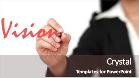 Presentation with business vision - Amazing PPT layouts having creative people abstract - asian business woman hand writing backdrop and a  colored foreground