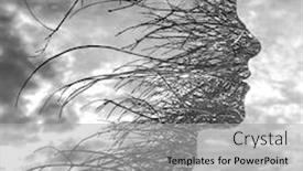  Presentation with creative - Cool new presentation design with creative-photo-manipulation backdrop and a light gray colored foreground