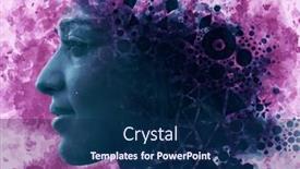  Presentation with creative - PPT theme enhanced with creative-photo-manipulation background and a navy blue colored foreground