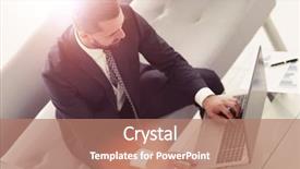  Presentation with risk top view - PPT theme enhanced with creative progress report - top view businessman working background and a coral colored foreground