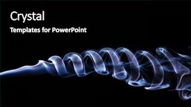  Presentation with black-abstract - Presentation theme enhanced with creative smoke on black background abstract fumes background and a black colored foreground