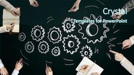  Presentation with meet the work team - Amazing slide deck having creative work of business team backdrop and a wine colored foreground