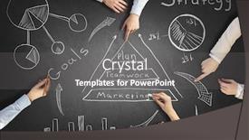  Presentation with team work - PPT layouts consisting of creative-work-of-business-team background and a gray colored foreground