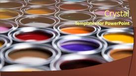  Presentation with creativity - Theme featuring creativity-concept-set-of-color and a  colored foreground