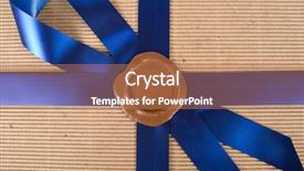  Presentation with wax - Audience pleasing slides consisting of credence - closeup of wax seal backdrop and a  colored foreground