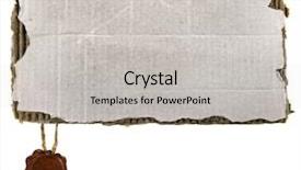  Presentation with wax - PPT layouts enhanced with credence - old cardboard paper with wax background and a light gray colored foreground