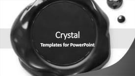  Presentation with wax - Slide deck featuring credentials - old black wax seal stamp background and a dark gray colored foreground