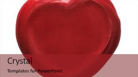  Presentation with wax - Cool new slide set with credentials - red heart wax seal backdrop and a crimson colored foreground