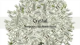  Presentation with money tree - Audience pleasing presentation consisting of credit agricole - money tree on white background backdrop and a light gray colored foreground