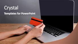  Presentation with credit card fraud fraud - PPT layouts featuring credit card to buy online background and a  colored foreground