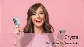  Presentation with credit card - Theme enhanced with credit card while using mobile background and a lemonade colored foreground